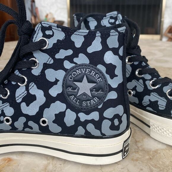 Converse Chuck 70 Reflective Leopard Hi Top Sneakers - Picture 8 of 14